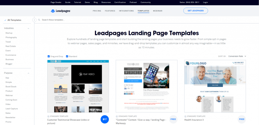 Landing Page Templates